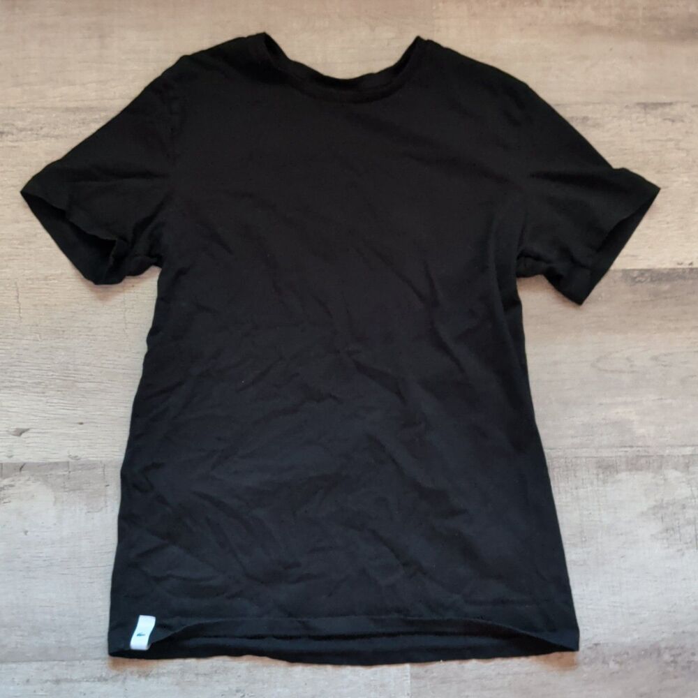 Lacoste Men's Black Crew Neck Undershirt T-Shirt Short Sleeve Size Large L